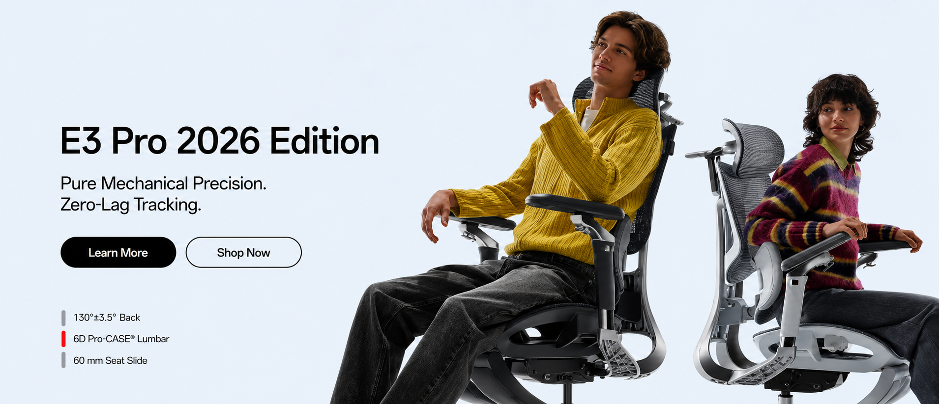 HBADA AI Ergonomic Office Chair with adjustable lumbar support and mechanical armrests in a modern office setup. ?>